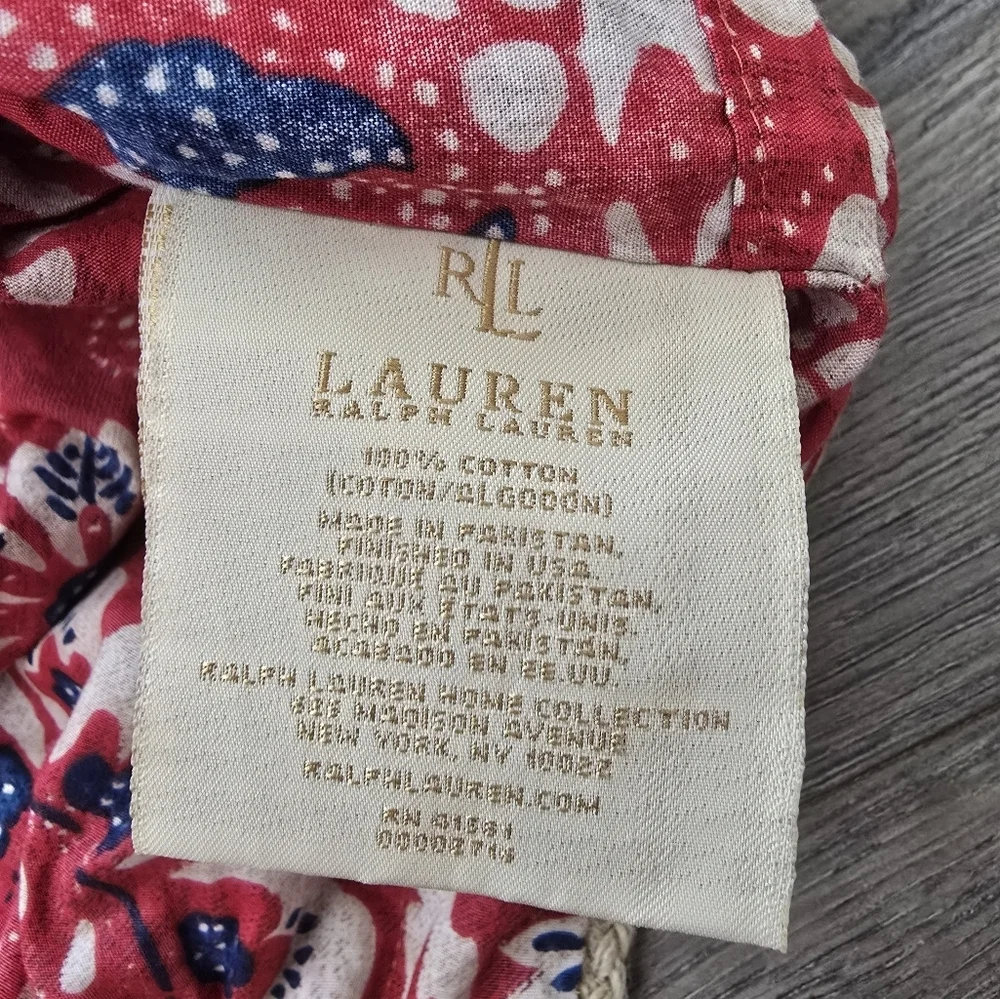 Lauren Ralph Lauren Standard Pillow Sham Set Of 2 Floral Cottage Cabin Farmhouse